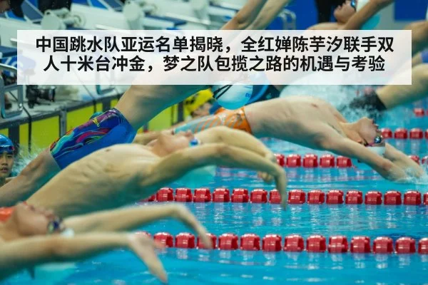 中国跳水队亚运名单揭晓，全红婵陈芋汐联手双人十米台冲金，梦之队包揽之路的机遇与考验